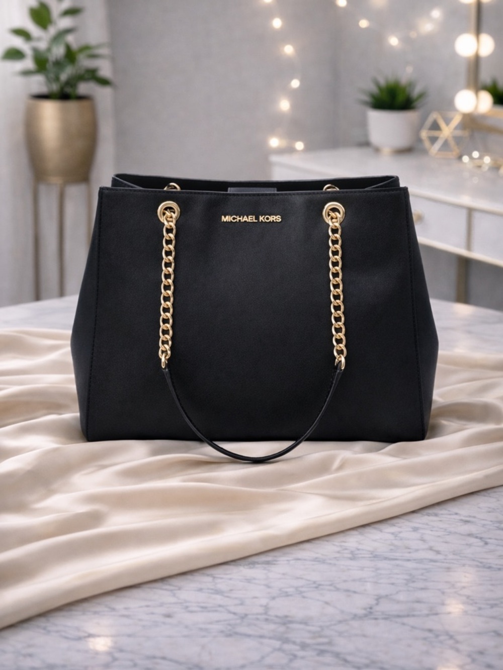 Michael Kors Long Drop Satchel and Wallet NWT